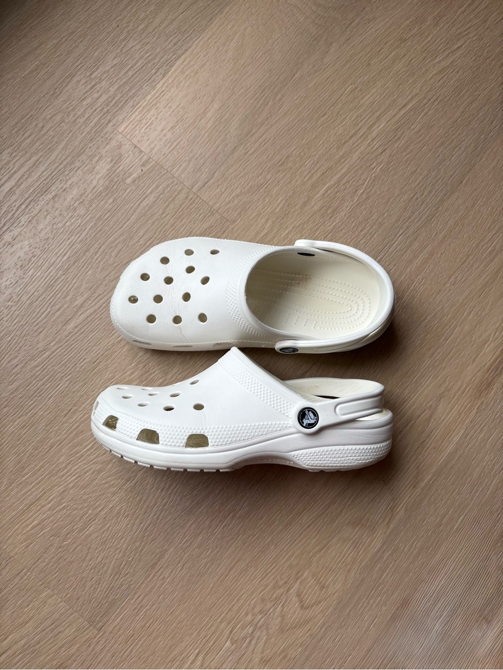 White Crocs Clog Shoes